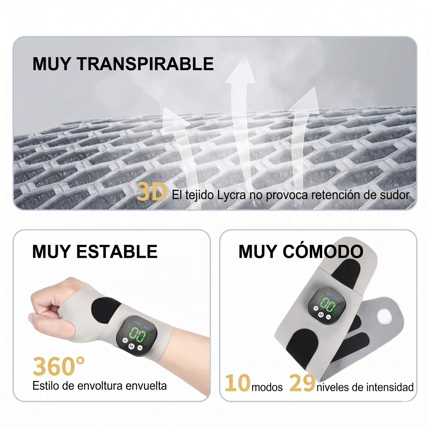 Muñequera de Electroterapia